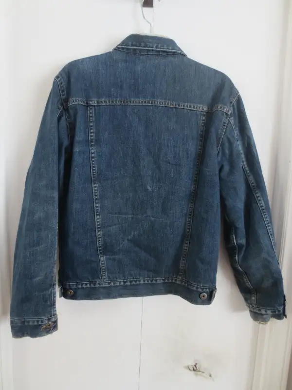 Carhartt Denim Jean Jacket Sherpa Lined J292 ABL Size Small in Men's in Timmins - Image 5