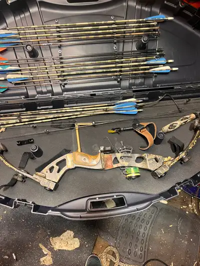 Fred bear compound bow ,lefty, View more