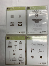 Stampin up stamps 4x LOT 