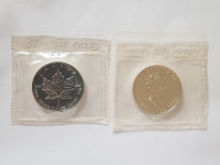 RCM Canada 9999 Silver $ 1995 1998 1999 Canadian Maple Leaf Coin