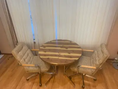 Knoll Table and Chairs, View more