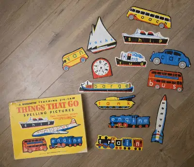 1963 Things That Go Spelling Puzzles, View more