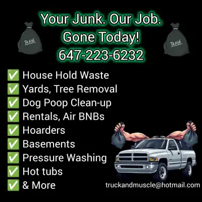 JUNK REMOVAL *  FREE QUOTE * UNBEATABLE PRICES, View more