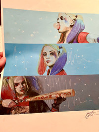 Harley Quinn Original Art Ed Benes Studios 11x17 Inch DC Comics