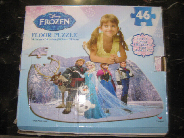 46 Piece Disney Frozen Floor Puzzle - $15.00 obo in Toys & Games in Kitchener / Waterloo