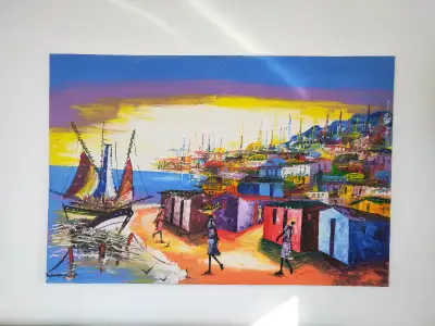 A Painting Art from Dominican Artist