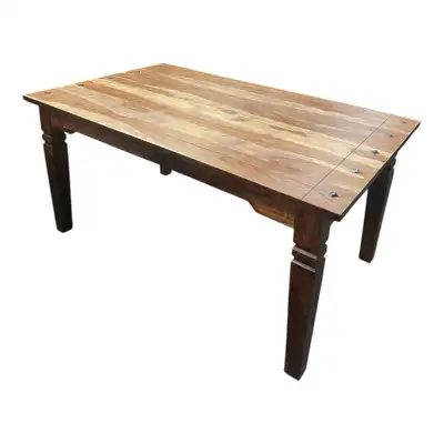 Table à manger 6 places en bois de rose. Fait en Inde Prix d’avant 1600$ maintenant 700$ Magasin en...