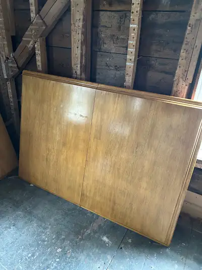 Farmhouse Table and 6 Chairs, chairs need to recovered, this is a big set, I don’t have measurements...