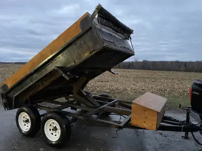 6x10 dump trailer LOTS OF NEW, View more