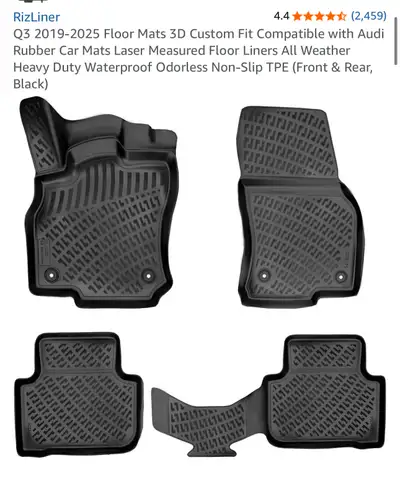 Rizliner Floor Mats Audi Q3, View more