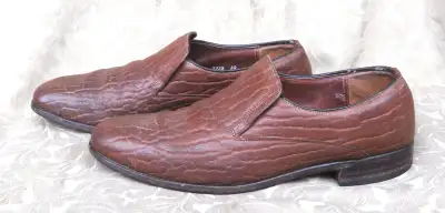 DACK'S BESPOKE EXOTIC GENUINE SEAL SKIN CUSTOM MEN SHOES SIZE 12, View more