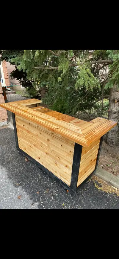 Rolling Wood Bar Cart , View more