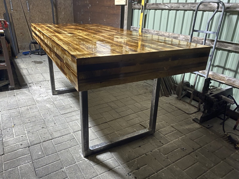 Butcher block style table Other Ottawa Kijiji