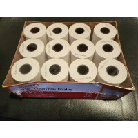 Staples — Thermal Rolls – 2¼" (57mm) × 75' (22.8m) – 12-Pack