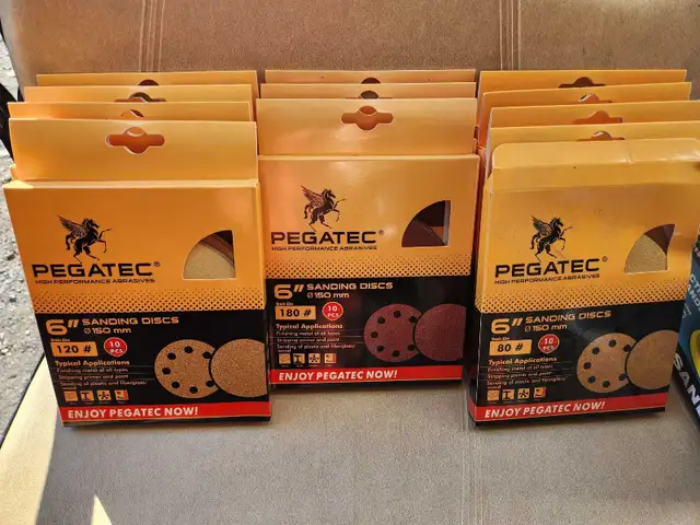 Baxter Air Sander 6pouces avec 11 paquets neuf! in Power Tools in Drummondville - Image 3