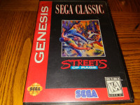 STREETS OF RAGE for Sega Genesis (NO MANUAL))