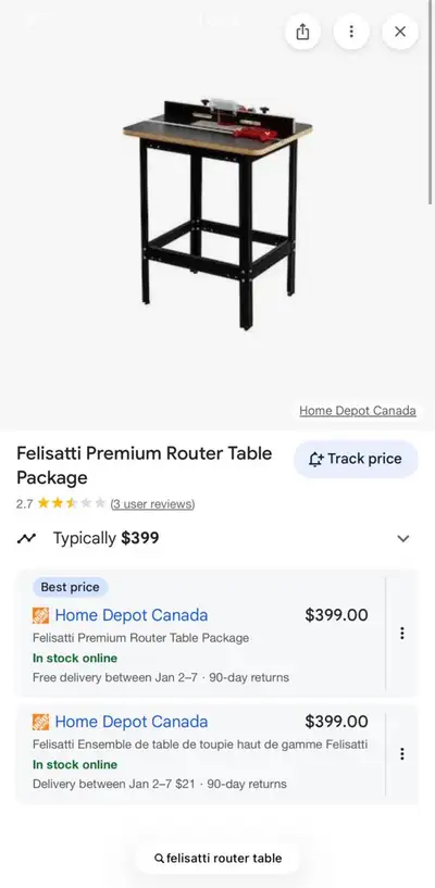 Felisatti router table , View more