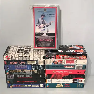 Music Rock n Roll Heavy Metal Punk VHS Movies, View more