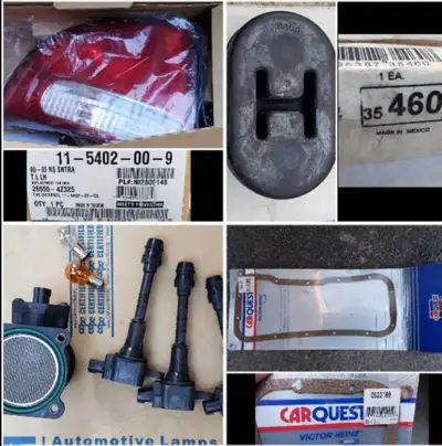 J'ai un assortiment de pièces de rechange neuves et d'occasion pour Nissan Sentra 2001-2008, parfait...