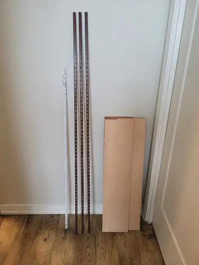 Shelving: Single tracks and brackets, View more