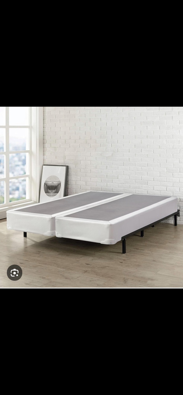 Two Piece King box spring and Frame  in Beds & Mattresses in Ottawa