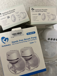 Bellababy handsfree breastpump and addition pair milk collector
