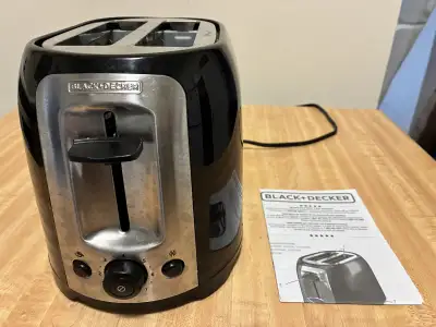 Black+Decker 2-Slice Toaster – Stainless/Black, View more