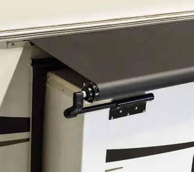 Lippert RV Solera Awning 11.6' Slide Awning in Black (V000184673). Purchased for my camper but it co...