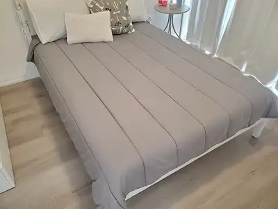 Full/double wooden bed frame, View more