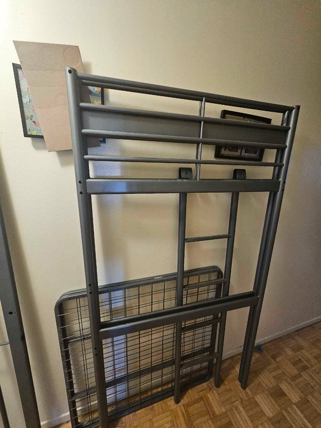 Metal loft bed for sale  in Beds & Mattresses in Ottawa