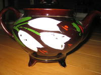 Electric Royal Canadian Art Pottery Tea Pot