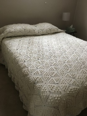 Crochet Bed spread - snowflake Design64733719172737120