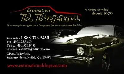 Nous évaluons tous types de véhicule: ancien, antique, classique, modifié, kit, hot rod, motoneige,...