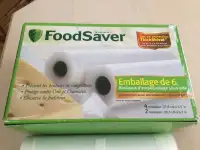 Sacs Food Saver 5 rouleaux neufs ( aliments sous vide ) 