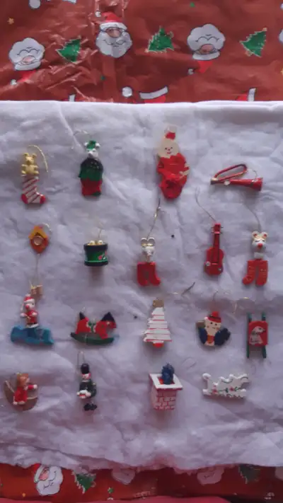 Ornement immitation de bois pour sapin Noël, View more