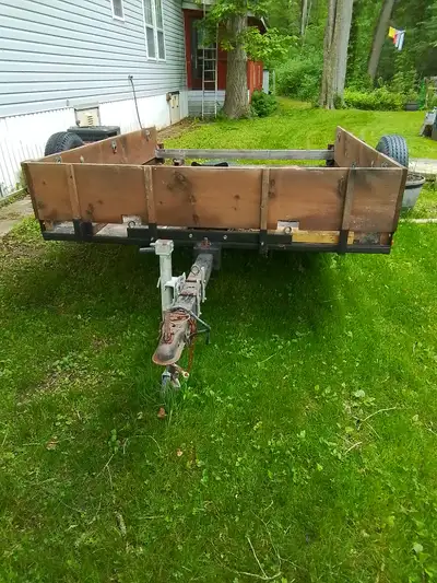 Handy tilt utility trailer. Has been used to haul a full dressed motorcycle but can be used by a lan...