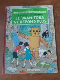 Jo Zette et Jocko 
Le Manitoba ne répond plus 
BD Tintin Hergé 
