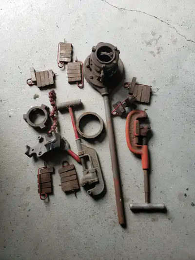 Older pipe fitting tools, View more