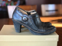 Black Leather Casual Shoes for Sale