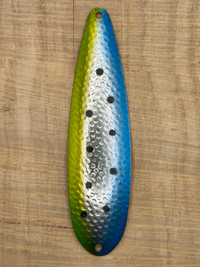 Hand painted trolling spoons