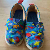 Toms Dinosaurs size 9