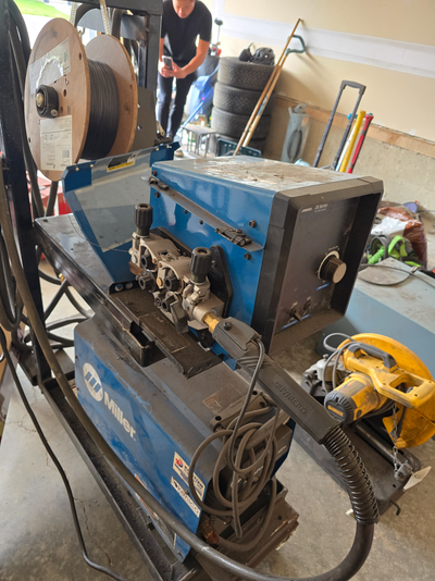 Miller XMT 350 with Miller 20 Series Wire Feeder Combo, View more