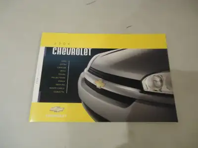 2004 Chevrolet Cars Sales Brochure. New. See Pictures. Features Aveo, Optra, Cavalier, Epica, Malibu...