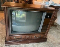 Seeking a old wooden floor model television, do you know for any