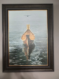 Robert Bateman Haida Spirit Framed Canvas Print
