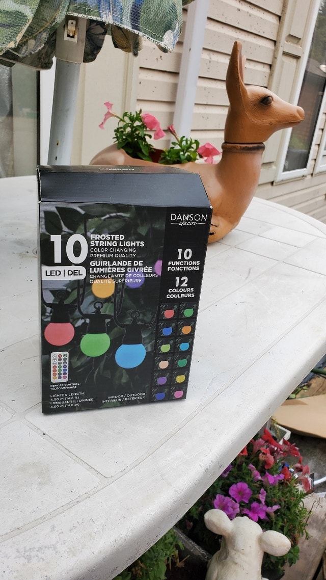 NEW COLOR CHANGING LED LIGHTS 14.8 FEET Patio & Garden Furniture