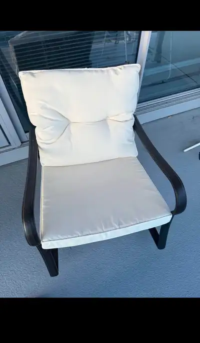 3 Piece Patio Furniture Set (Rocking Chair with cushion + center, View more