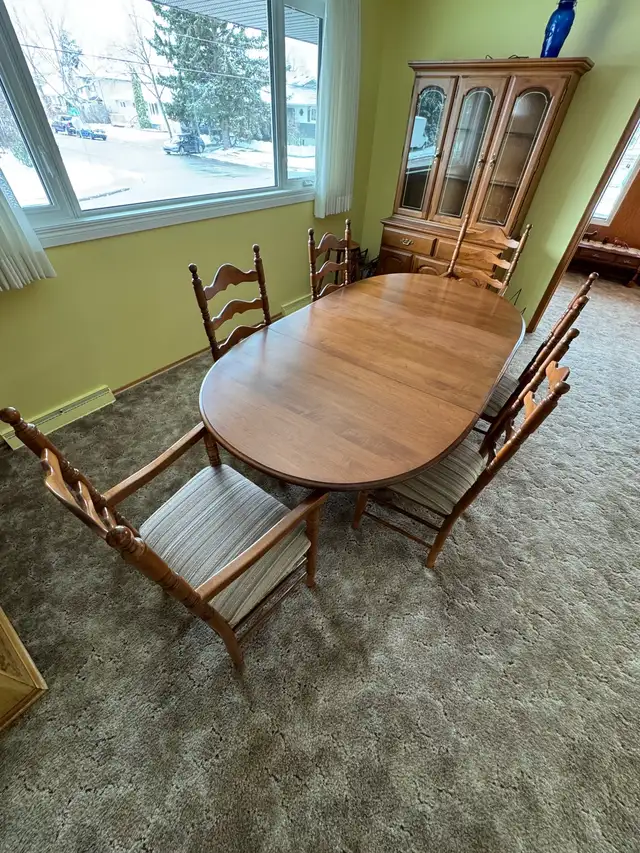 Dining room and living room suite