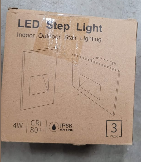 3 lampes d'escalier d'extérieur et d'intérieur LED 12 V, NEUF in Lawnmowers & Leaf Blowers in Québec City - Image 8