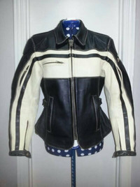 Quality Joe Rocket Leather Motorcycle Jacket w/Removable Liner